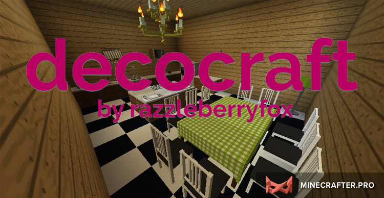 DecoCraft мод Майнкрафт